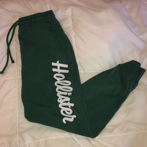 Green Hollister Joggers